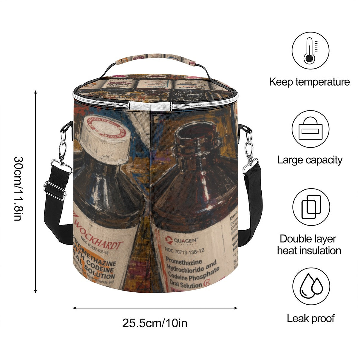 Codiene Collective - Insulated Cylinder Cooler Bag